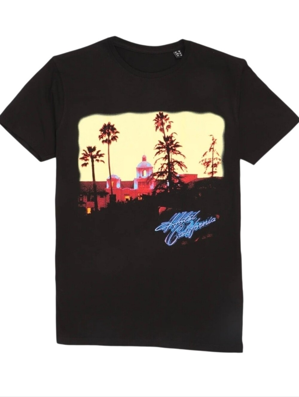 The Eagles Hotel California Medium Black Shirt